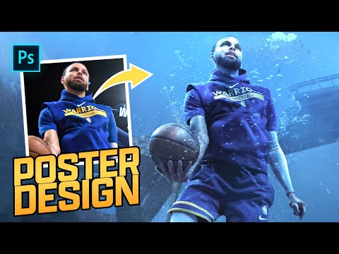 How I Created This UnderWater Scene Photoshop! | Sports Design Overview | Cal So Scoped