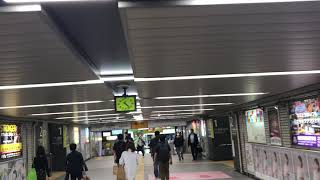 【中野の日常】JR中野駅の構内と南口の駅前の様子！