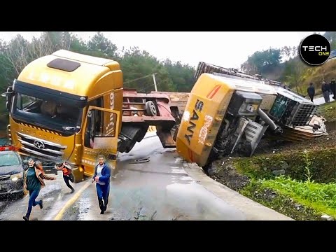 Dangerous Idiots Fastest Truck & Heavy Equipment Fails | Extreme Truck Idiots at Work #6