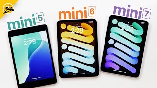 iPad Mini 7 vs Mini 6 vs Mini 5 - BIG DIFFERENCE!