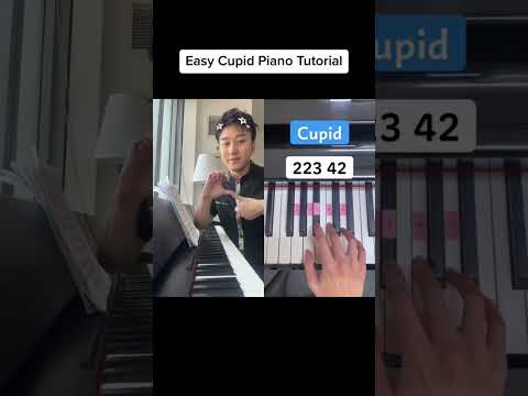 Cupid piano tutorial #shorts