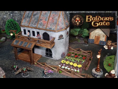 Building Baldur's Gate Part 4 - Gardens, Fences, and Yet More Better Buildings