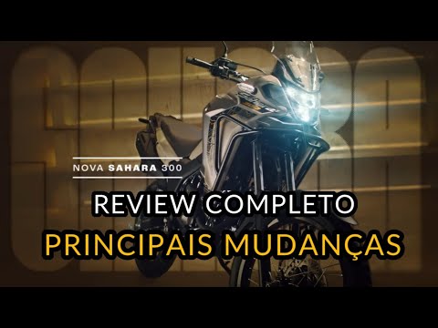 NOVA HONDA XRE 300 SAHARA 2024 | REVIEW COMPLETO