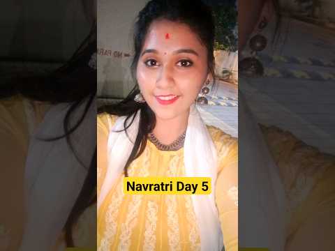 Navratri Day 5🙏 #viral #youtubeshorts #ytshorts #shortsvideo #navratri #durgapuja