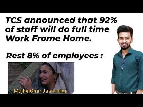 TCS Permanent Work From Home to 92% Employees? || Chandan Patel