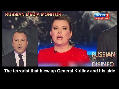 Russian state TV discusses Igor Kirillov's demise