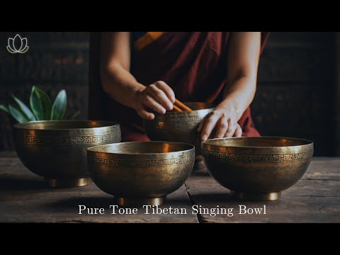 ♫ 乾淨無廣告 ♫ 60分鐘純西藏缽音～深度冥想 . 紓壓放鬆 Pure Tone Tibetan bowls Deep Meditation