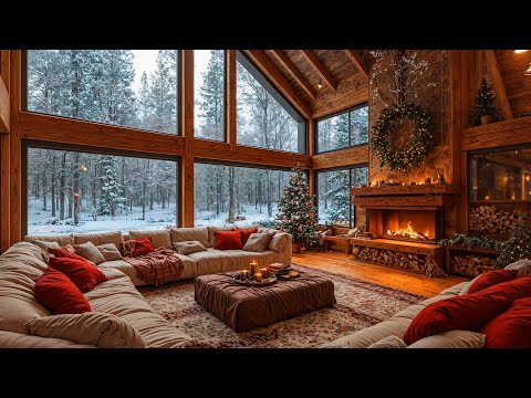 Jazz Relaxing Music at Cozy Christmas Ambience for Good Mood 🎄 Christmas Jazz Instrumental Music