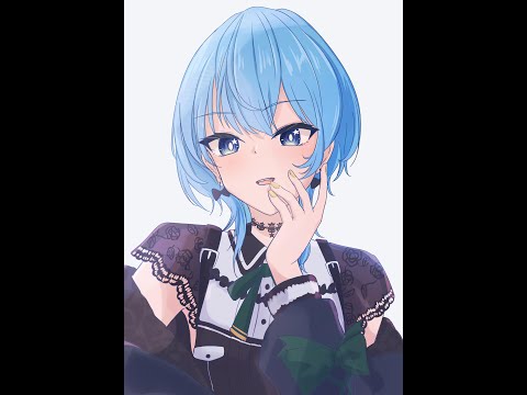 【星街すいせい】  FA　Illustration TimeLapse【ホロライブ】