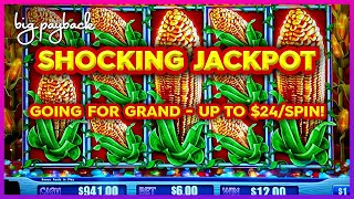 Up to $30/Spin → JACKPOT SHOCKER! Cash Crop Slots!! GRAND JACKPOT QUEST!!!