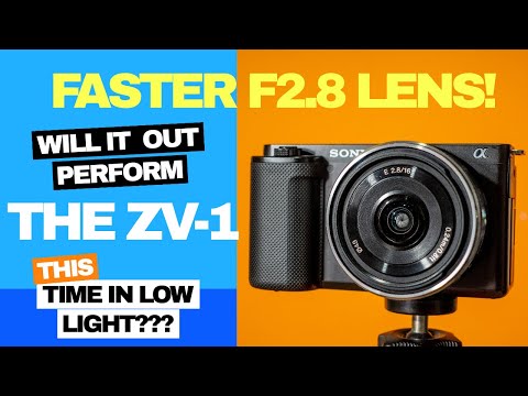 My Sony ZVE-10 Has A Faster Lens Now! Can It Beat the ZV1 When It Comes To Low Light Video Quality?