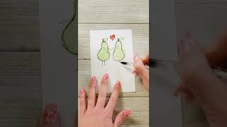 How to Draw a Valentine Card #valentine #valentinesdaycardhandmade #valentineday #love #cardideas