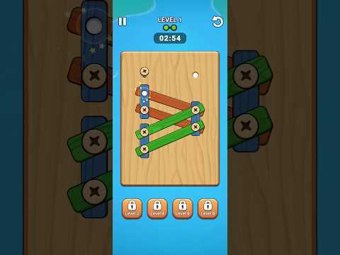 Wood Nuts: Screw Puzzle Level 1