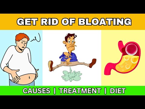 How to Get Rid of Bloating Fast! - Treatments Options, Causes and Dietary Tips