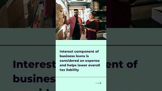 Tax benefits of Business Loans