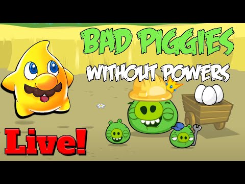 Can you beat Bad Piggies WITHOUT Bird Powers?! (Angry Birds Powerless)