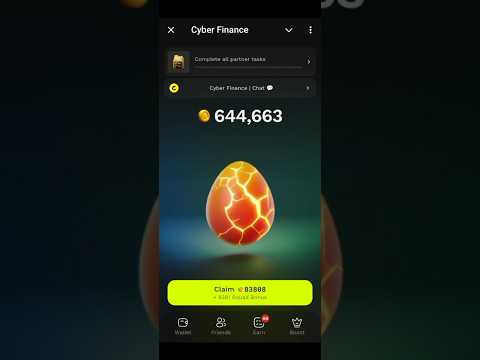 Cyber Finance | Claim Your $xCFI Now , Upgrade Your Hammer And Earn More | Telegram Crypto Bot