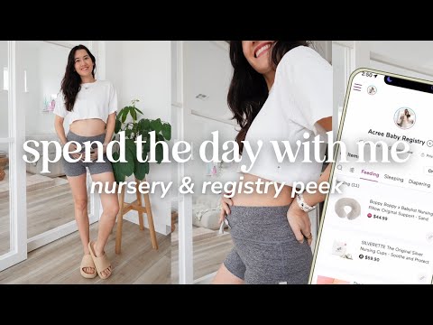 🌸 Day in My life Vlog | 20 Weeks Pregnant, What's on My Baby Registry & Nursery Sneak Peek