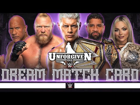 WWE Unforgiven 2024 - Dream Card [v2]