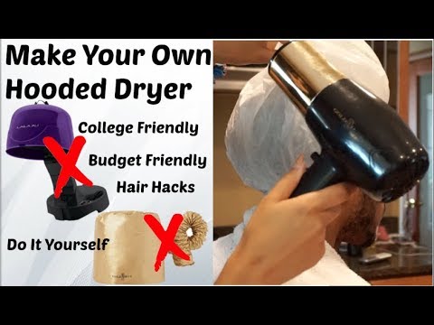 DIY Hooded Dryer for Deep Conditioning | Natural Hair Hacks