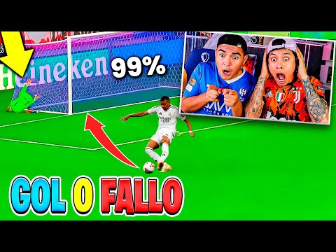 ¡GOL O FALLO CHALLENGE! con CASTIGO ÉPICO 😱 *Edicion 99% DIFÍCIL*