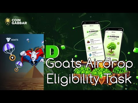 Goats you are not eligible to Airdrop | Seed Airdrop and NFT Purchase| Seed Price Goats TGE & Price