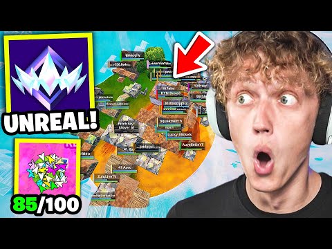 I Got 100 UNREAL Ranked Players To Compete In OG Fortnite! (Pro Tournament)