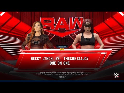 AWA Monday night dawn: ThegreatAJGV vs Becky lynch