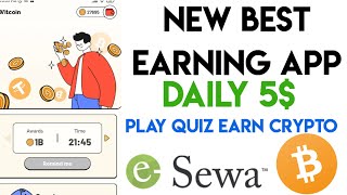 NEW BEST FREE USDT EARNING APP-WITCOIN APP#ESEWA||#CRYPTO||#WITCOIN|#TECNOEARN|#witcoinapp IN 2023