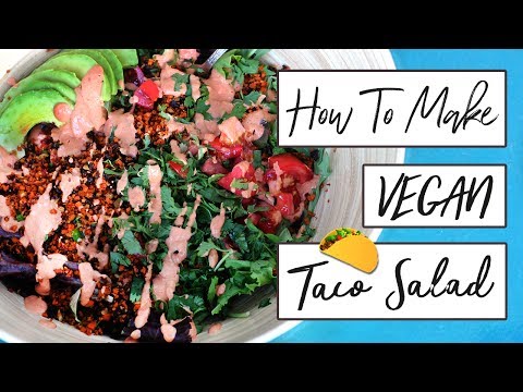 HOW TO MAKE A RAW VEGAN TACO SALAD // SALT-FREE // OIL-FREE