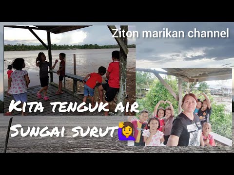 Waktu petang.. tenguk air sungai surut.. kita gaiss🙋‍♀️