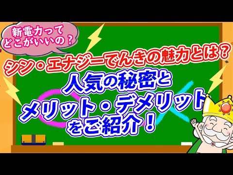 【新電力ってどこが良いの？】シン・エナジーでんきの特徴やメリット・デメリットを調べてみた！