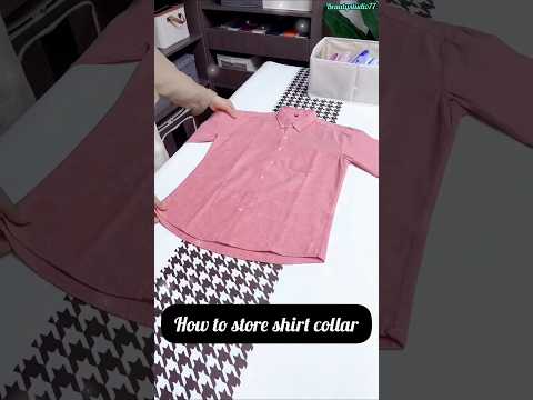 Shirt Folding Made Easy #shorts #clothinghacks #clothstorage #fashion