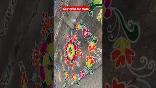 rangoli 2023 patterns ||2023 Sankranthi muggulu|| #trendingshortsvideo #goviral #dailystatus