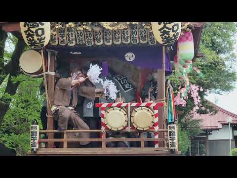 藤橋杣保葛神社例大祭囃子2022年