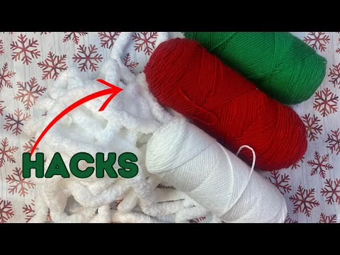 Watch Yarn Become Stunning Christmas Decor!