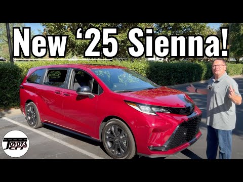 Refreshed 2025 Toyota Sienna Loaded with New Features!