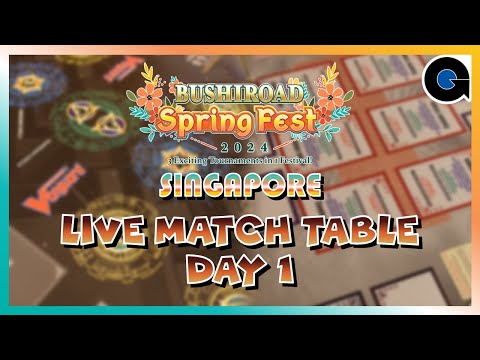 Bushiroad Spring Fest 2024 Singapore Day1 | LIVE Match Table