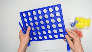 Connect 4 Strategy Board Game Unboxing