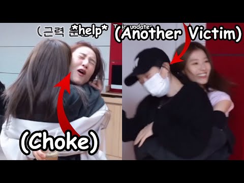 sana affectionate almost choke her twice members *satzu saida sahyo*