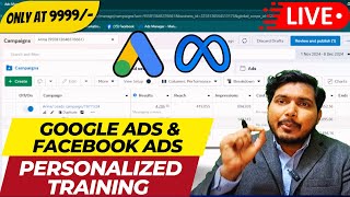 Live Facebook Ads Personalized Training  Facebook Ads Course for Beginner