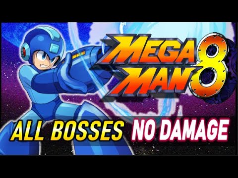 Mega Man 8: All Bosses "PSX + SATURN" (NO  DAMAGE)