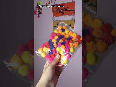 Unboxing the Ultimate Pom Pom Box: What's Inside?"#craft #shortsviral #crafty #pompom #craftideas