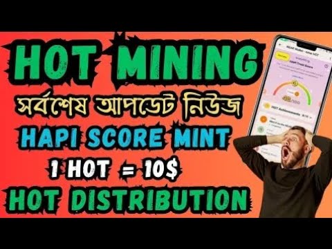 Hot Mining New Update | Hot Mining Hapi Score Mint | Village Hot Distribution | Hot Coin Price