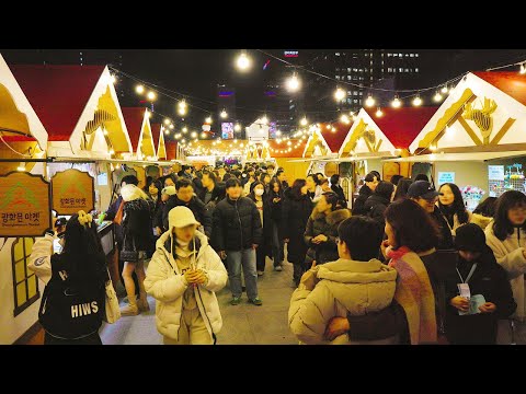 Seoul Gwanghwamun Market Night Tour, SQUID GAME 2, Seoul Winter Festa, Seoul Travel Walker.