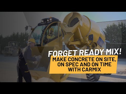 Save money on ready-mix & make your own concrete: Cost savings  of using the Carmix 3500