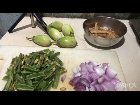 Kandhi katu methalu Chikudukaya curry #dryfishrecipe #cooking #vlog #chikudukaya #brinjalcurryrecipe