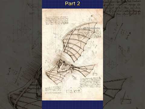 Human First Flight Design ( Leonardo da Vinci ) #shorts #science  #engineering