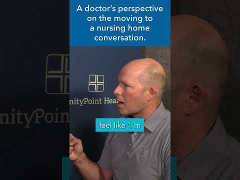 A doctor's perspective on how to have a conversation about moving to a nursing home. #shorts