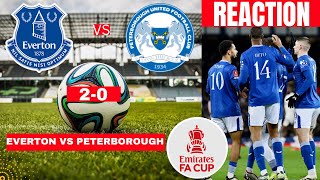 Everton vs Peterborough Live Stream FA Cup Football Match Today Score Commentary Highlights 2025 FC